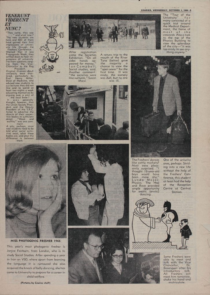 Page includes Miss Photogenic Fresher, 10th May 1966