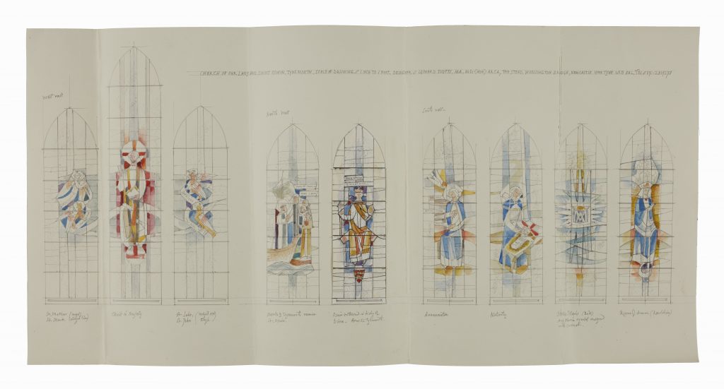 Window design, Church of Our Lady and Saint Oswain, Tynemouth